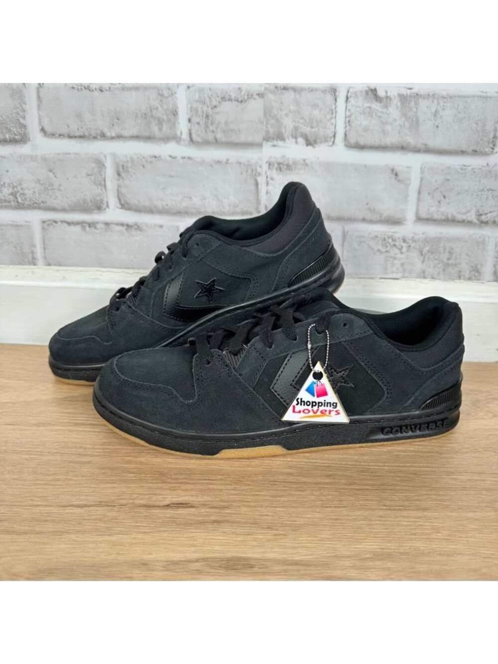 ⭐Converse CL98 Low Top Size 7.5 Men's shoes Sneakers Leather Black  A14182C